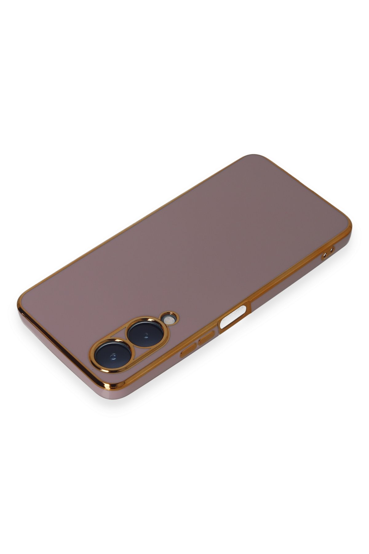 Newface Vivo Y17S Kılıf Montreal Yüzüklü Silikon Kapak - Sarı