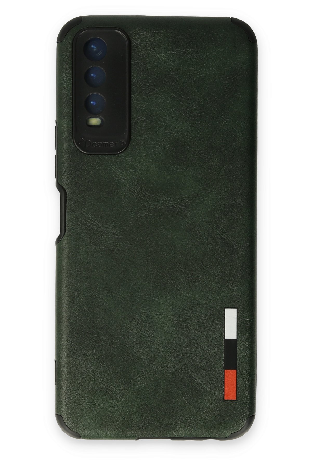 Newface Vivo Y20 Kılıf Auto Focus Karbon Kapak - Kahverengi