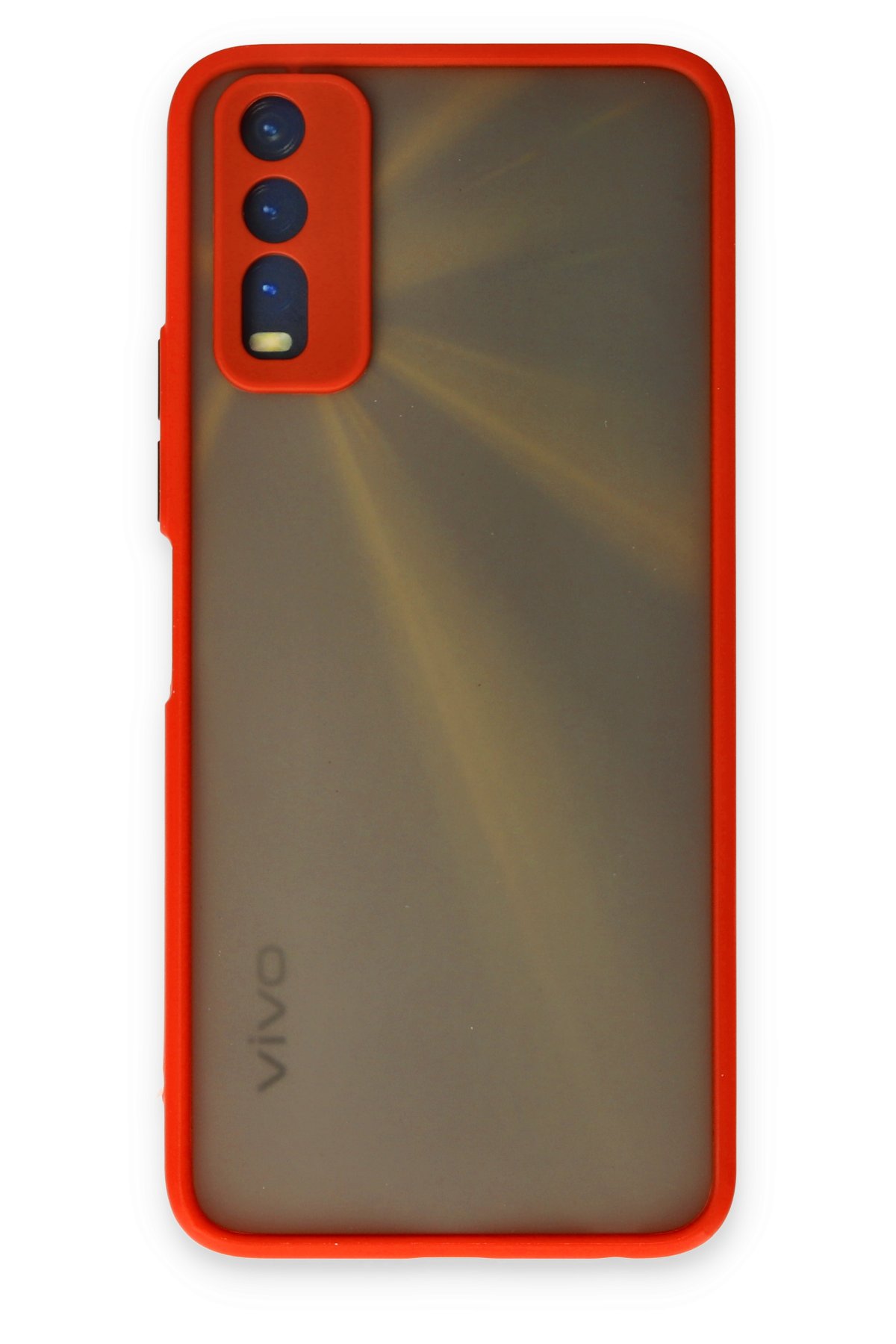 Newface Vivo Y20 Kılıf Nano içi Kadife Silikon - Gri