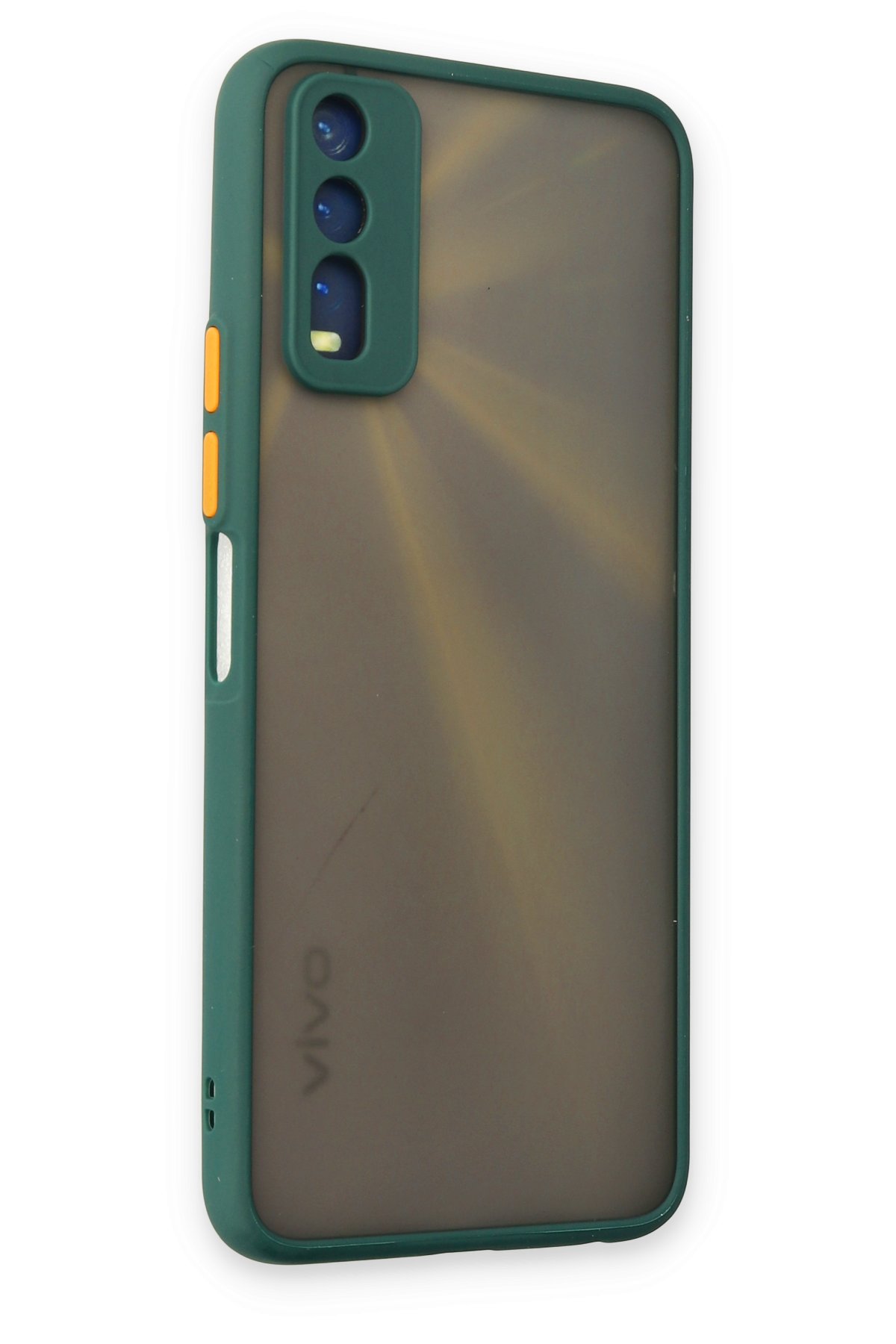 Newface Vivo Y20 Kılıf Platin Silikon - Siyah