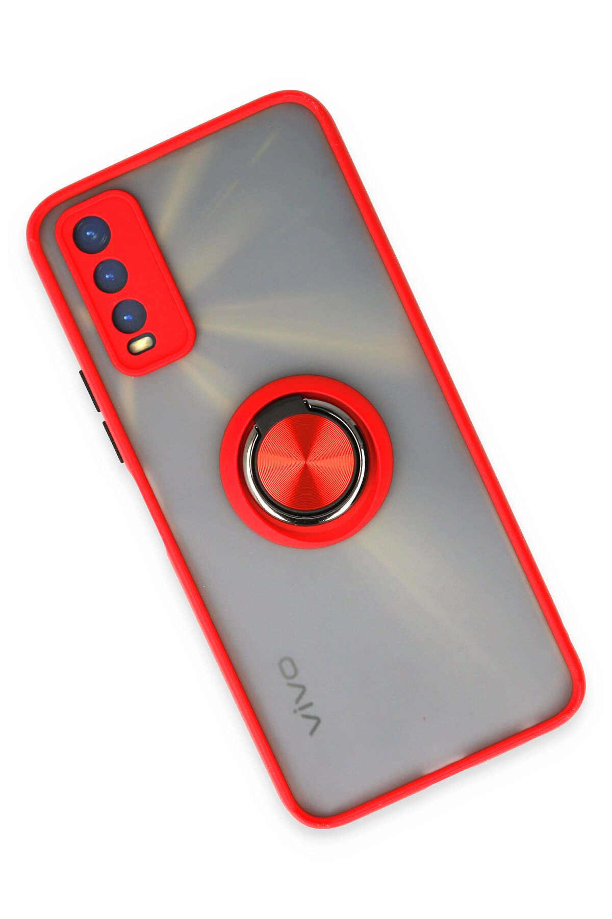 Newface Vivo Y20 Kılıf Platin Silikon - Mavi