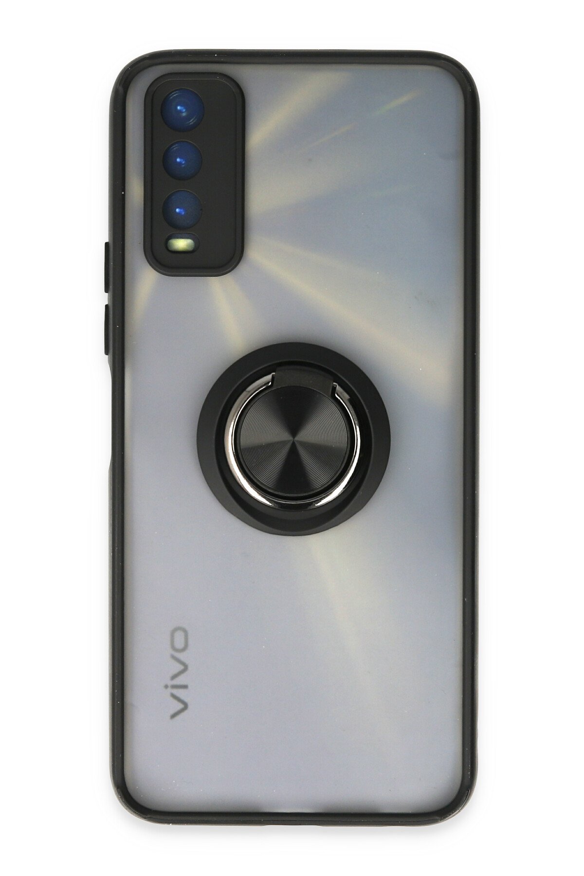 Newface Vivo Y20 Kılıf Platin Silikon - Lila