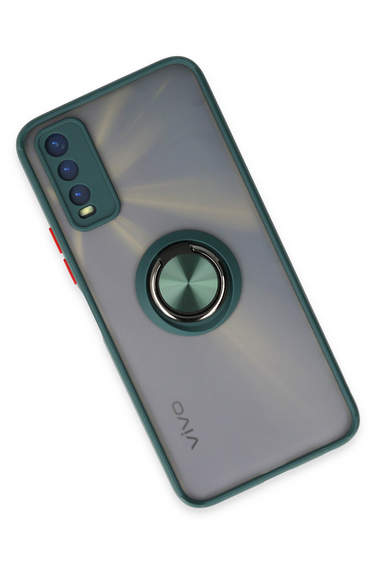 Newface Vivo Y20 Kılıf Nano içi Kadife  Silikon - Siyah