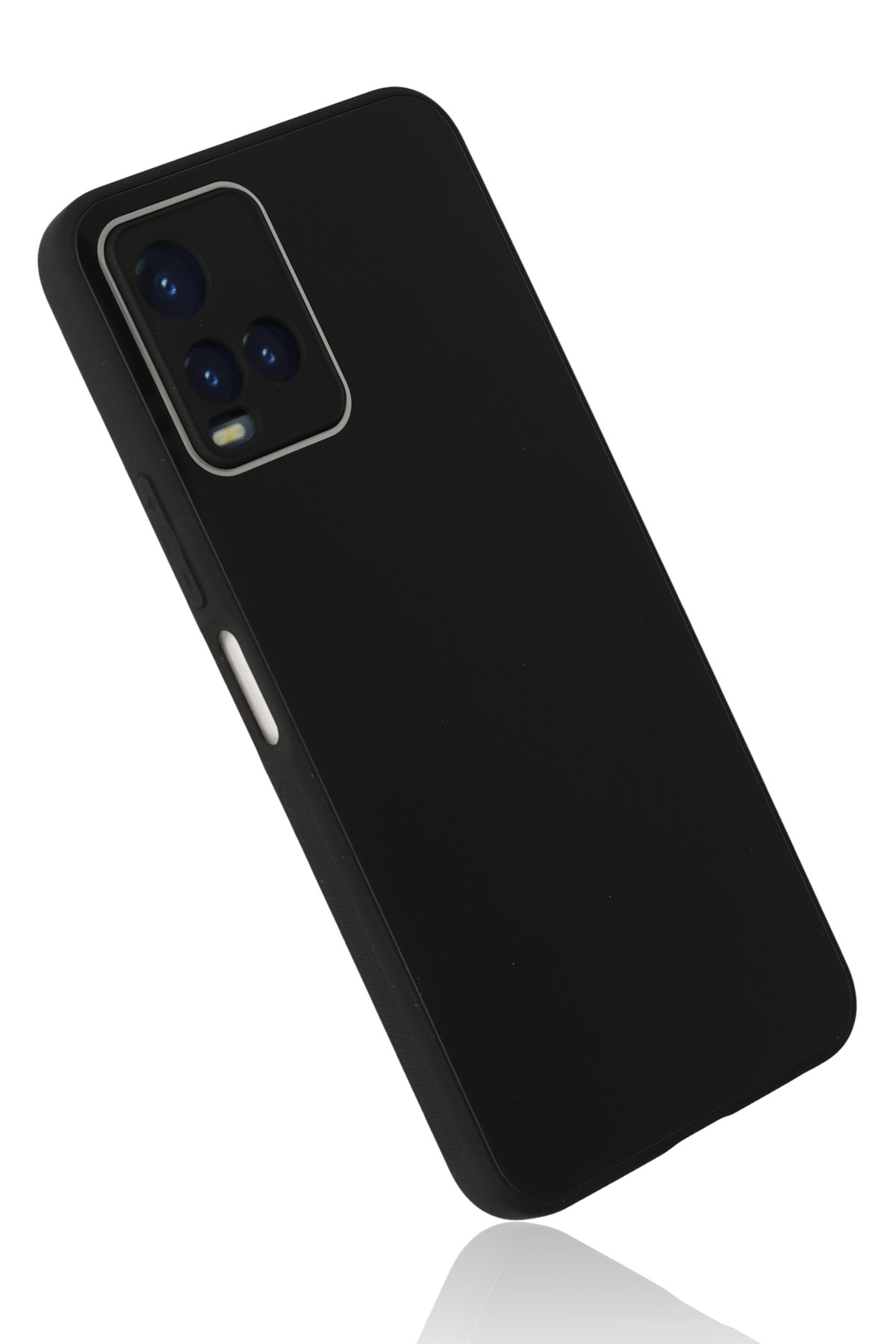 Newface Vivo Y33S Kılıf Palm Buzlu Kamera Sürgülü Silikon - Turkuaz