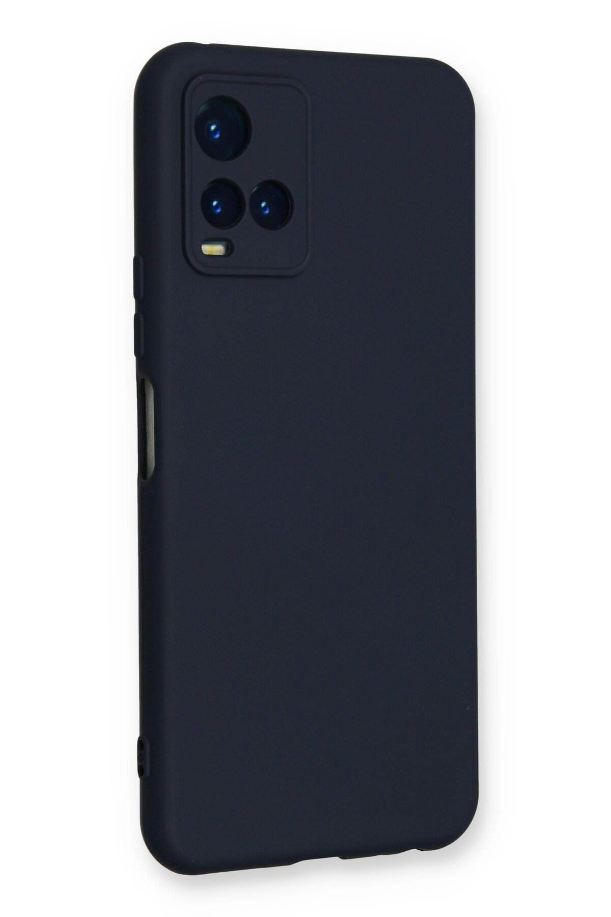 Newface Vivo Y21 Kılıf Platin Silikon - Mavi