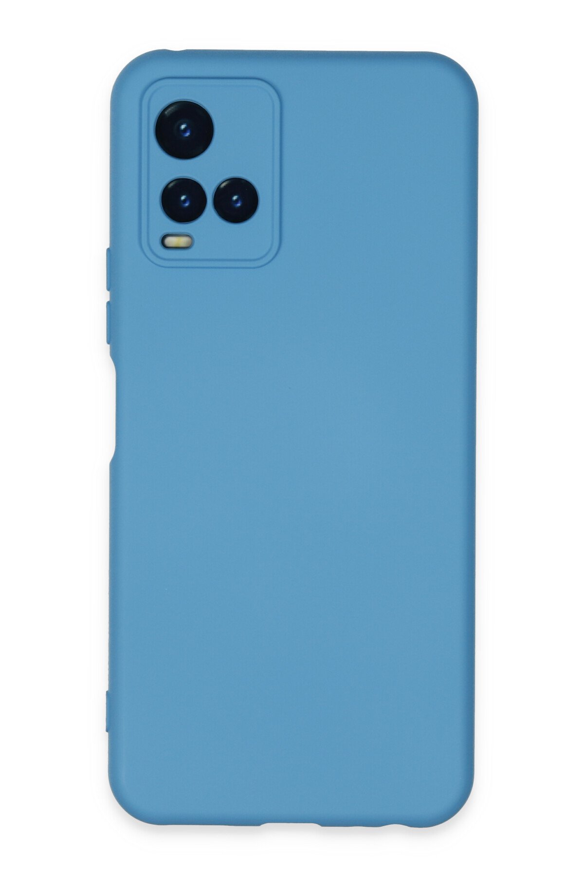 Newface Vivo Y21 Kılıf Nano içi Kadife Silikon - Lacivert