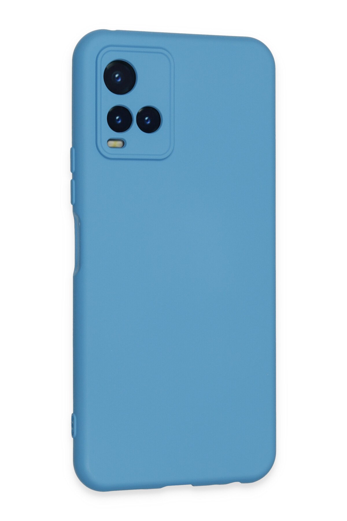 Newface Vivo Y21 Kılıf Nano içi Kadife Silikon - Lacivert