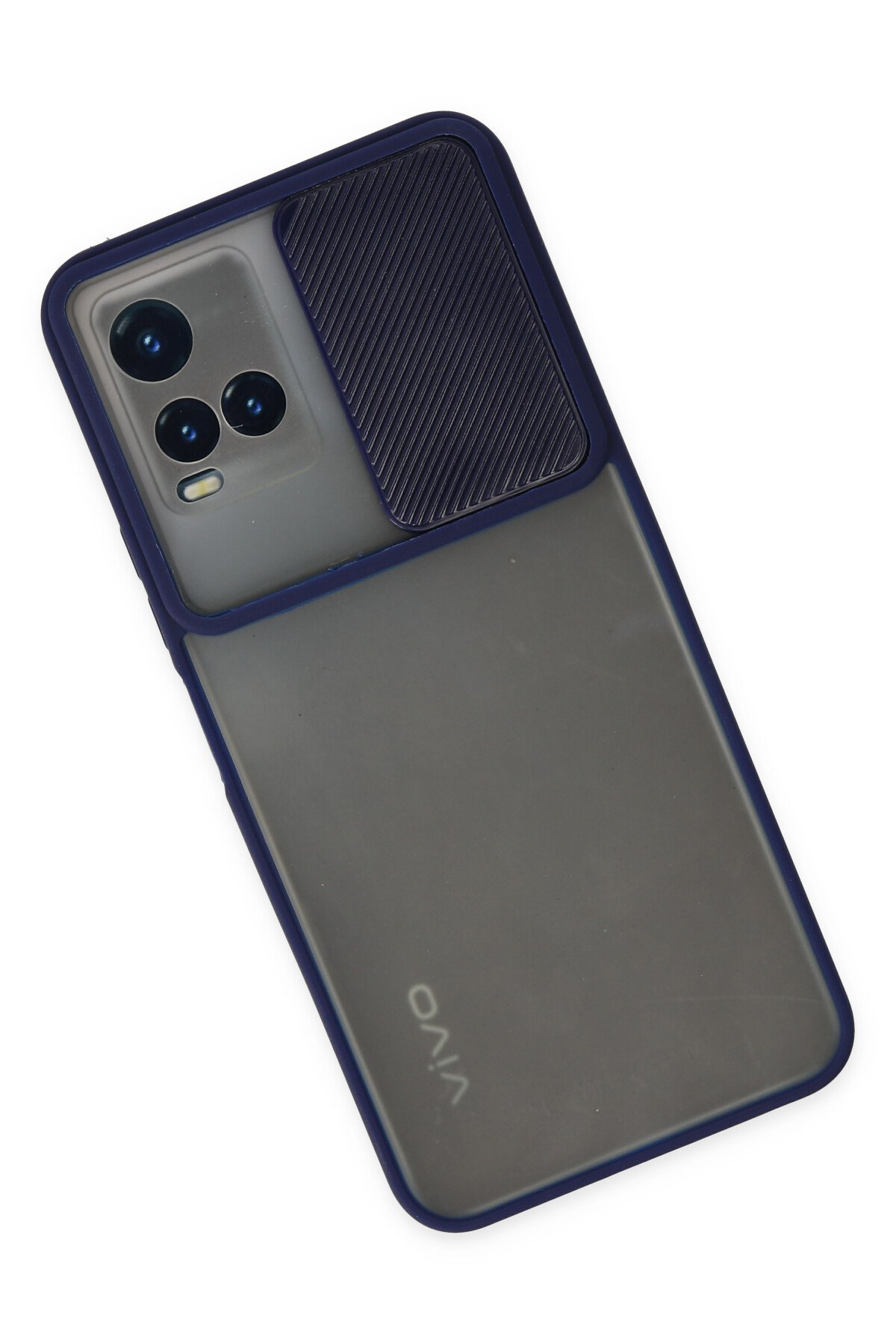 Newface Vivo Y21 Kılıf Nano içi Kadife  Silikon - Pudra