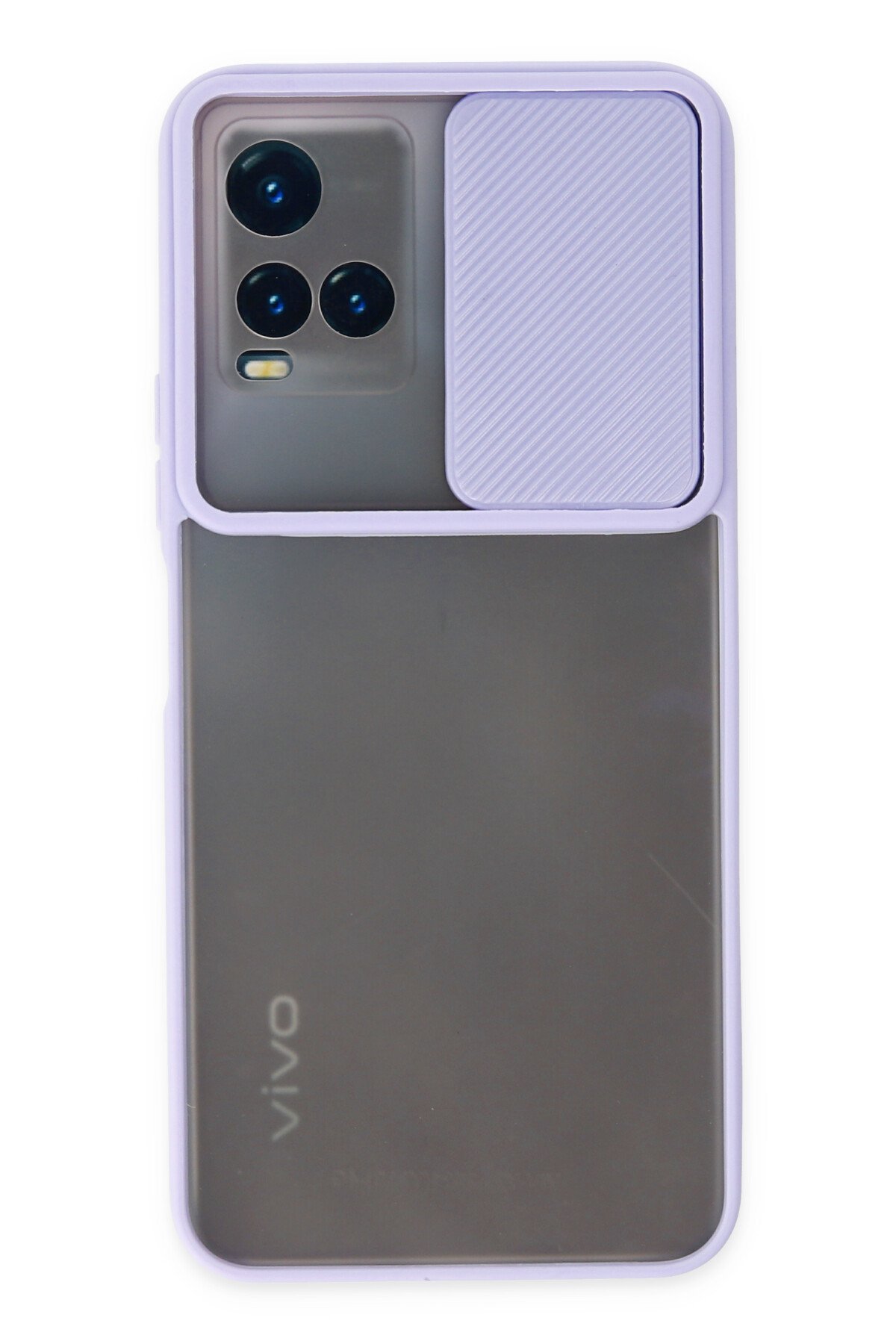 Newface Vivo Y21 Kılıf Nano içi Kadife Silikon - Turuncu