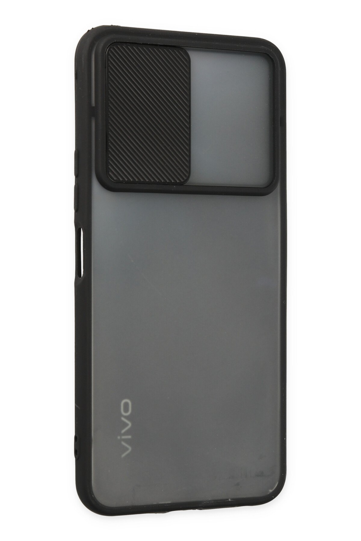 Newface Vivo Y21 Kılıf Nano içi Kadife  Silikon - Turuncu