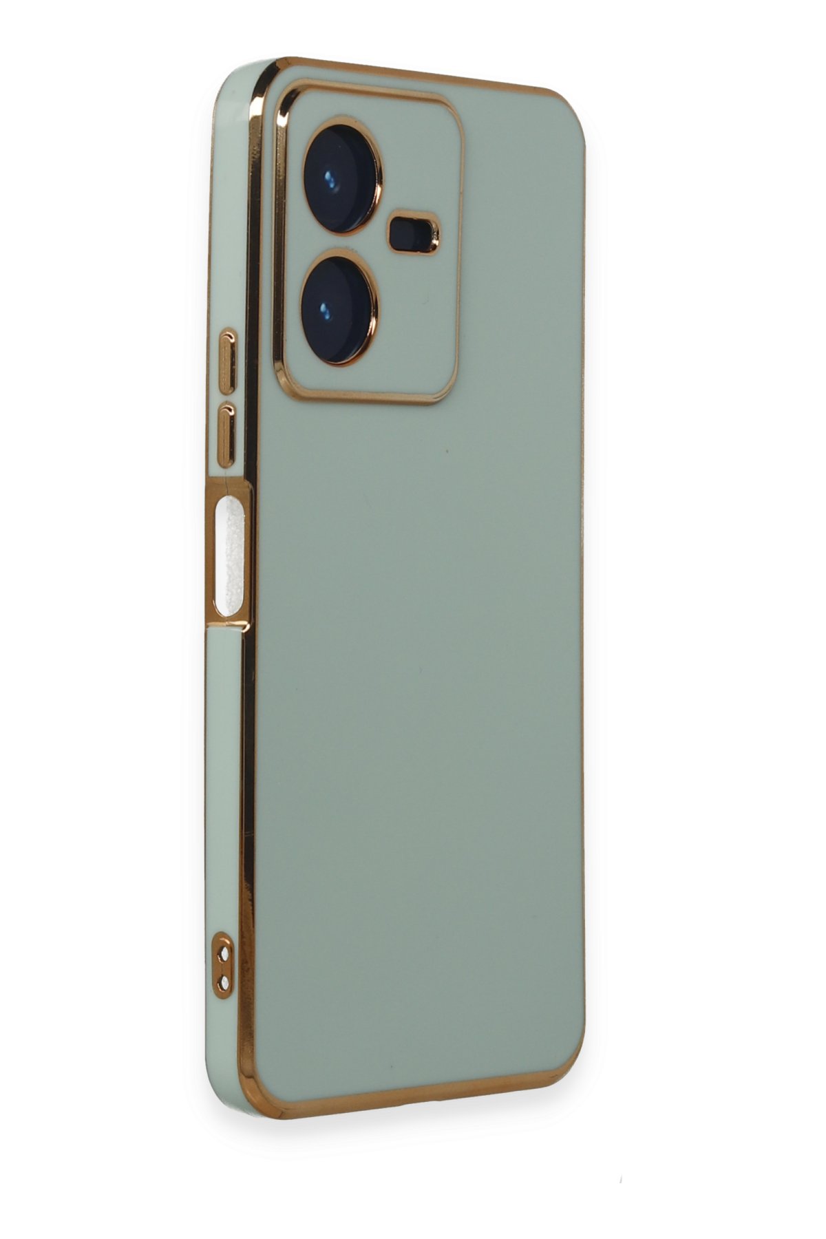 Newface Vivo Y22 2022 Kılıf Volet Silikon - Kırmızı