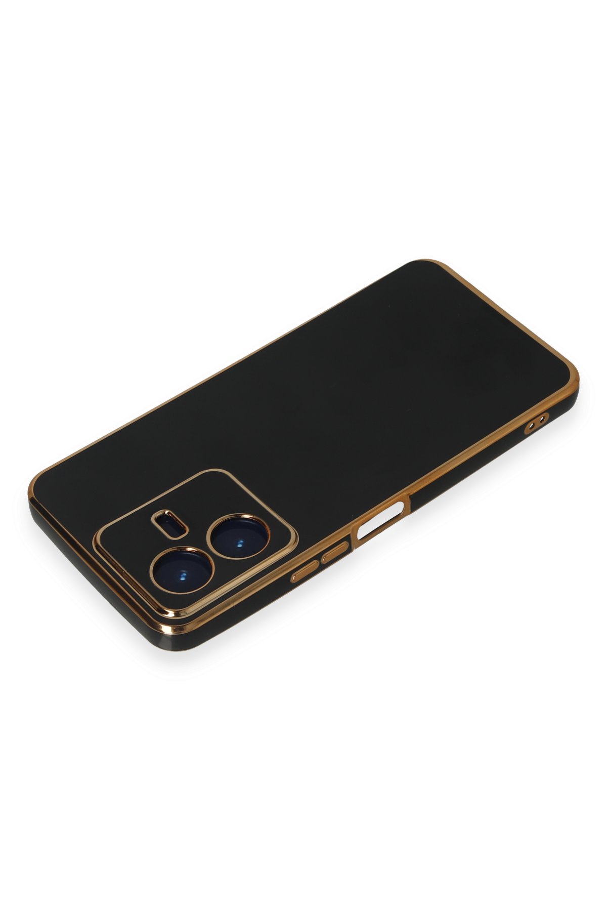 Newface Vivo Y22 2022 Kılıf Volet Silikon - Kırmızı