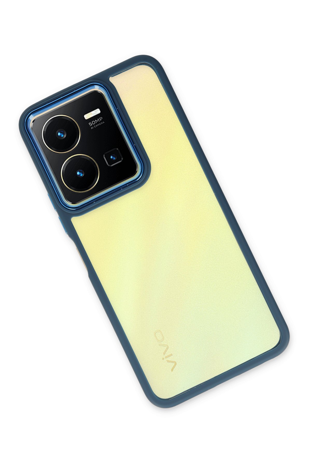 Newface Vivo Y22S Kılıf Loop Deri Silikon - Kırmızı