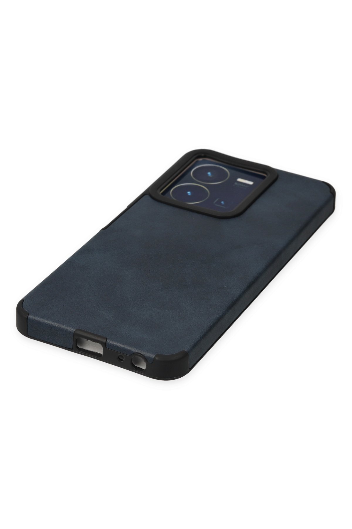 Newface Vivo Y22S Kılıf First Silikon - Mavi