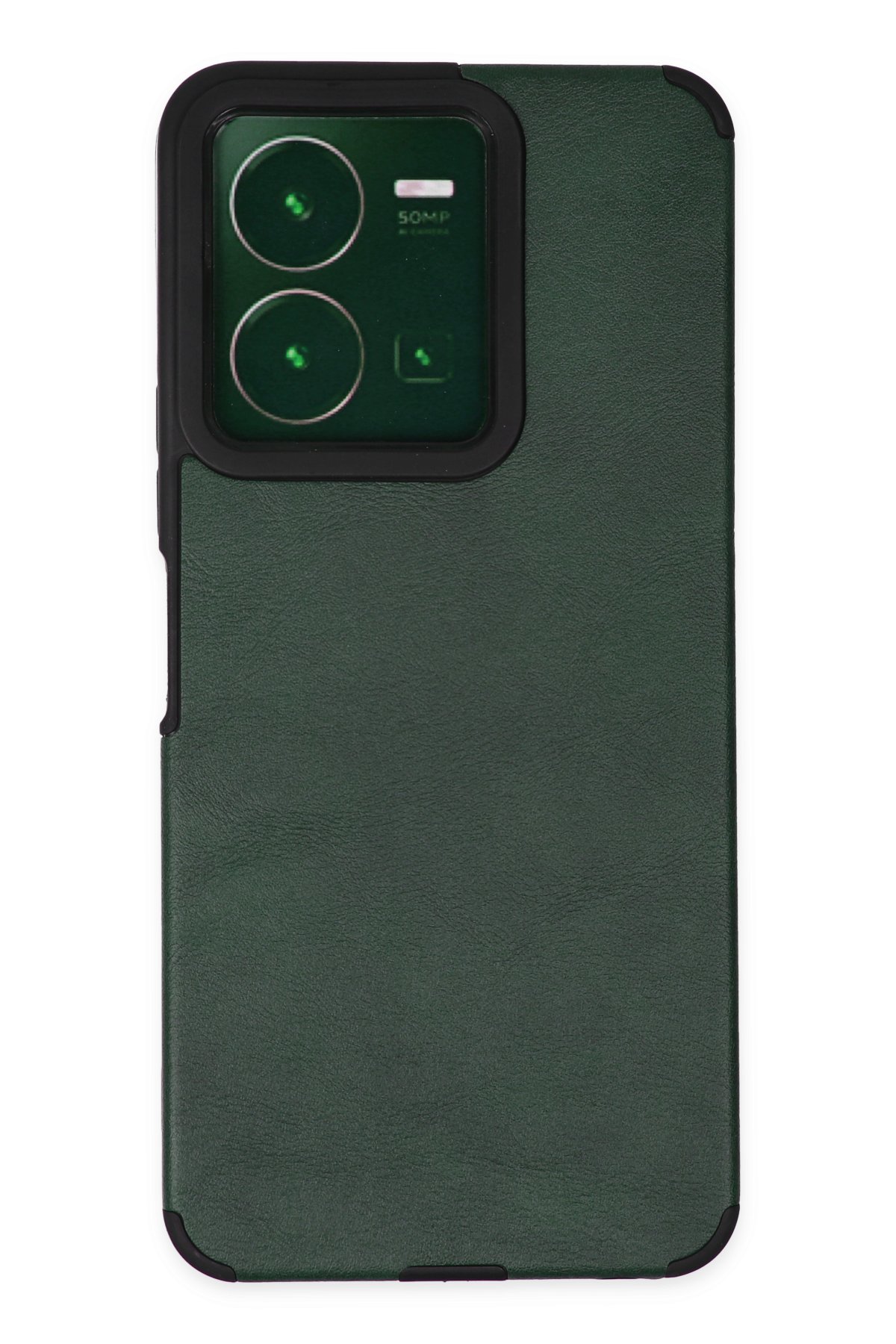 Newface Vivo Y22S Kılıf Zuma Kartvizitli Yüzüklü Silikon - Yeşil