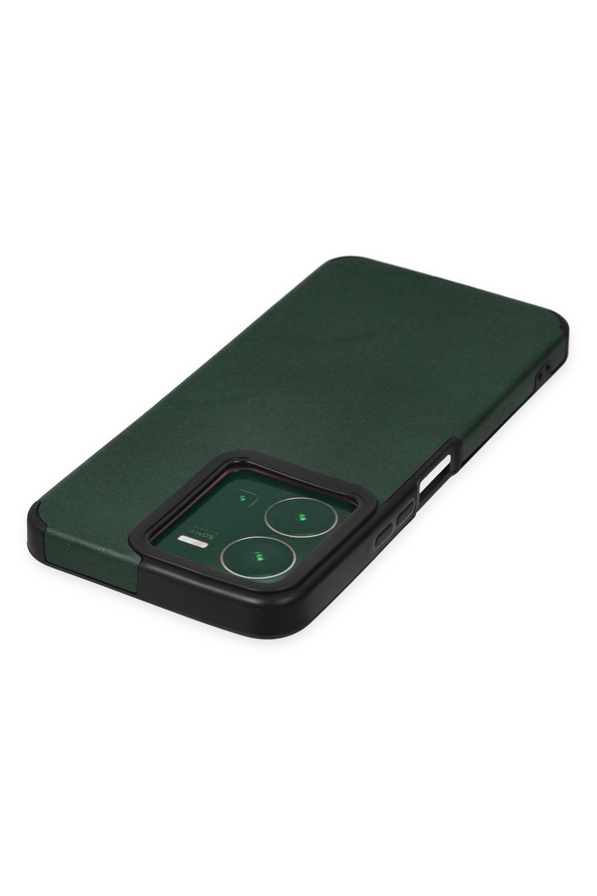 Newface Vivo Y22S Kılıf Zuma Kartvizitli Yüzüklü Silikon - Yeşil