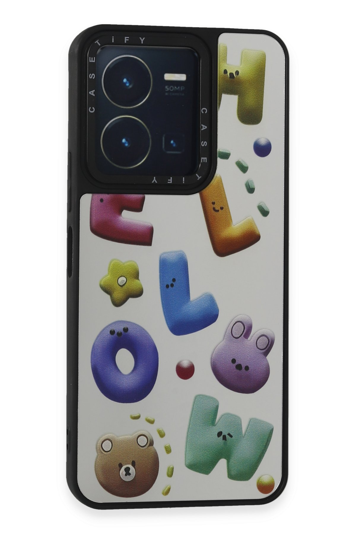 Newface Vivo Y22S Kılıf Pars Lens Yüzüklü Silikon - Yeşil