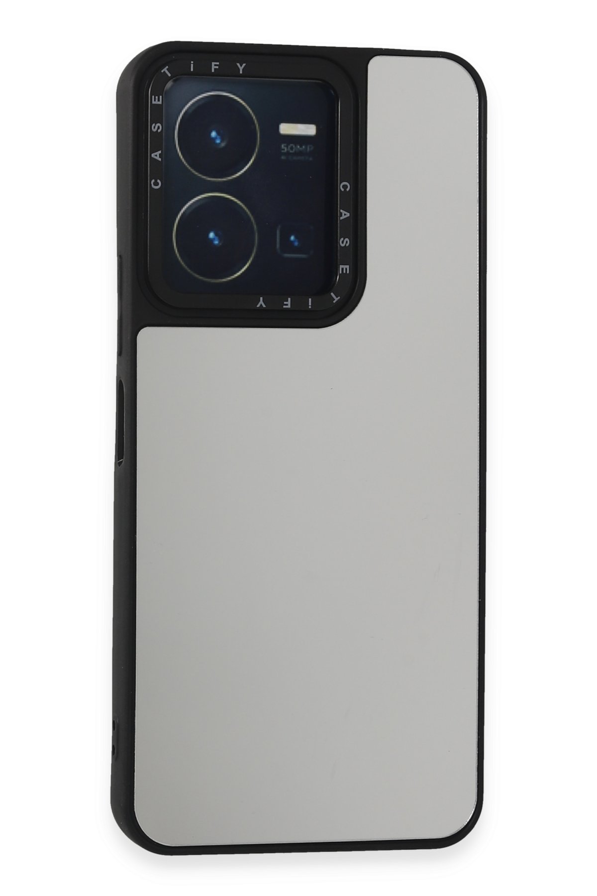 Newface Vivo Y22S Kılıf Loop Deri Silikon - Kırmızı