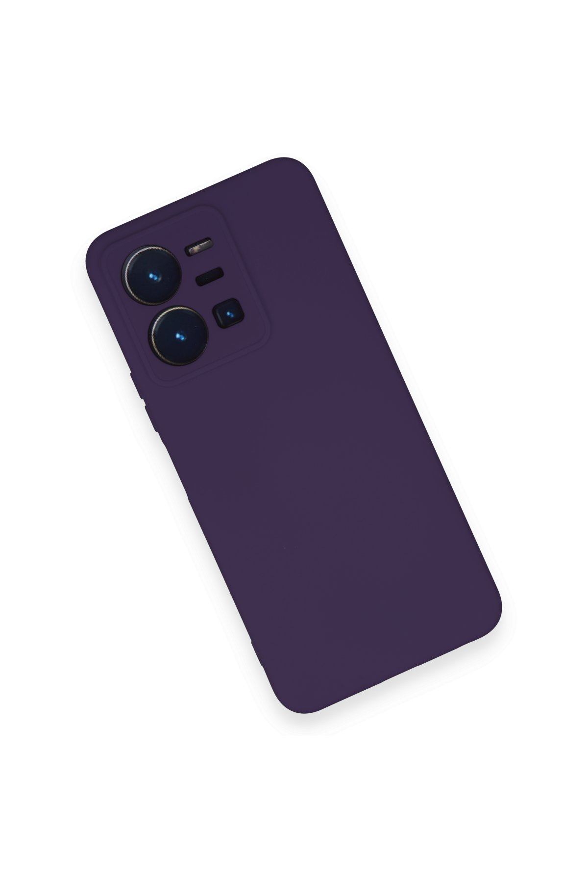 Newface Vivo Y22S Kılıf Nano içi Kadife Silikon - Lacivert