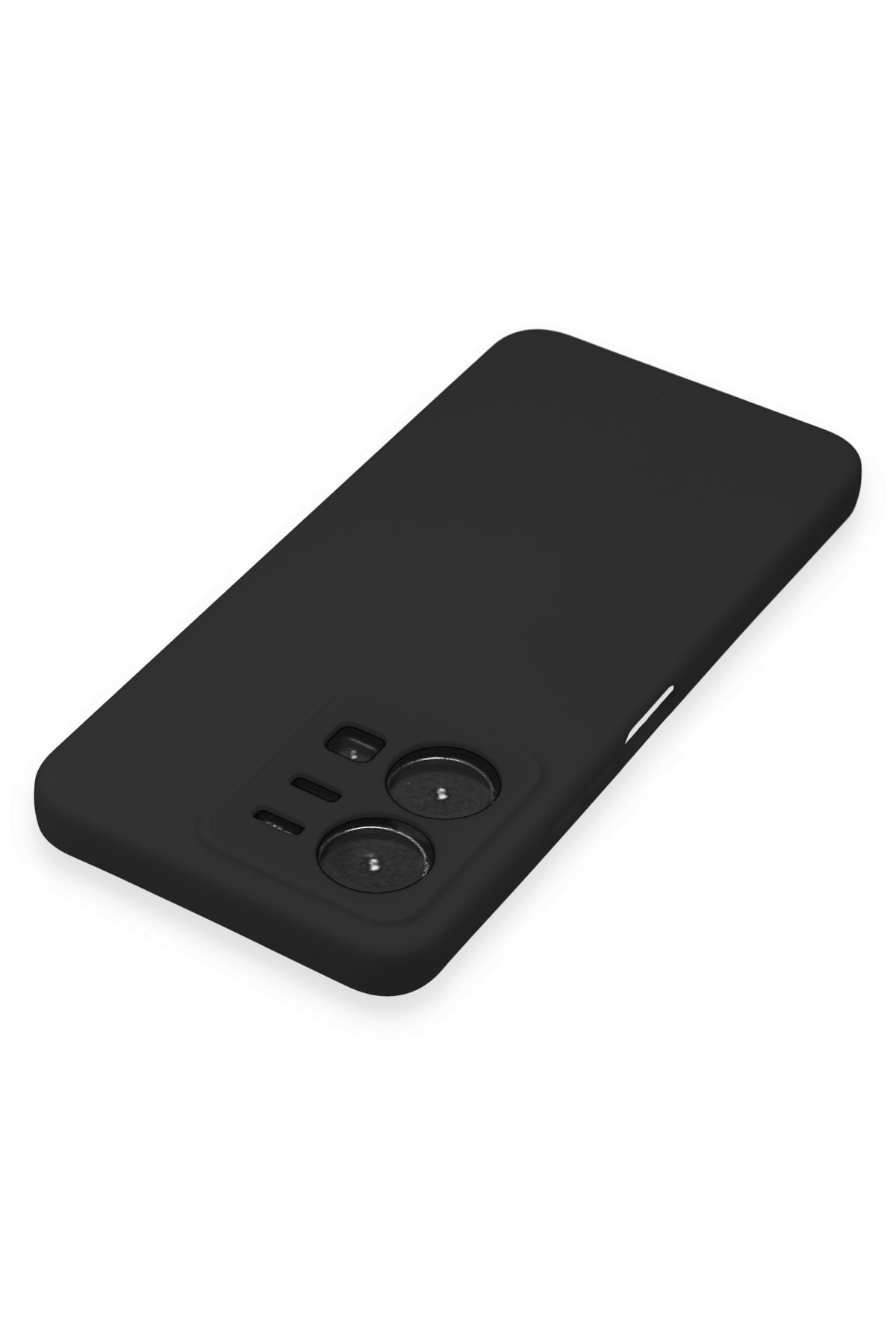 Newface Vivo Y22S Kılıf Nano içi Kadife Silikon - Sarı