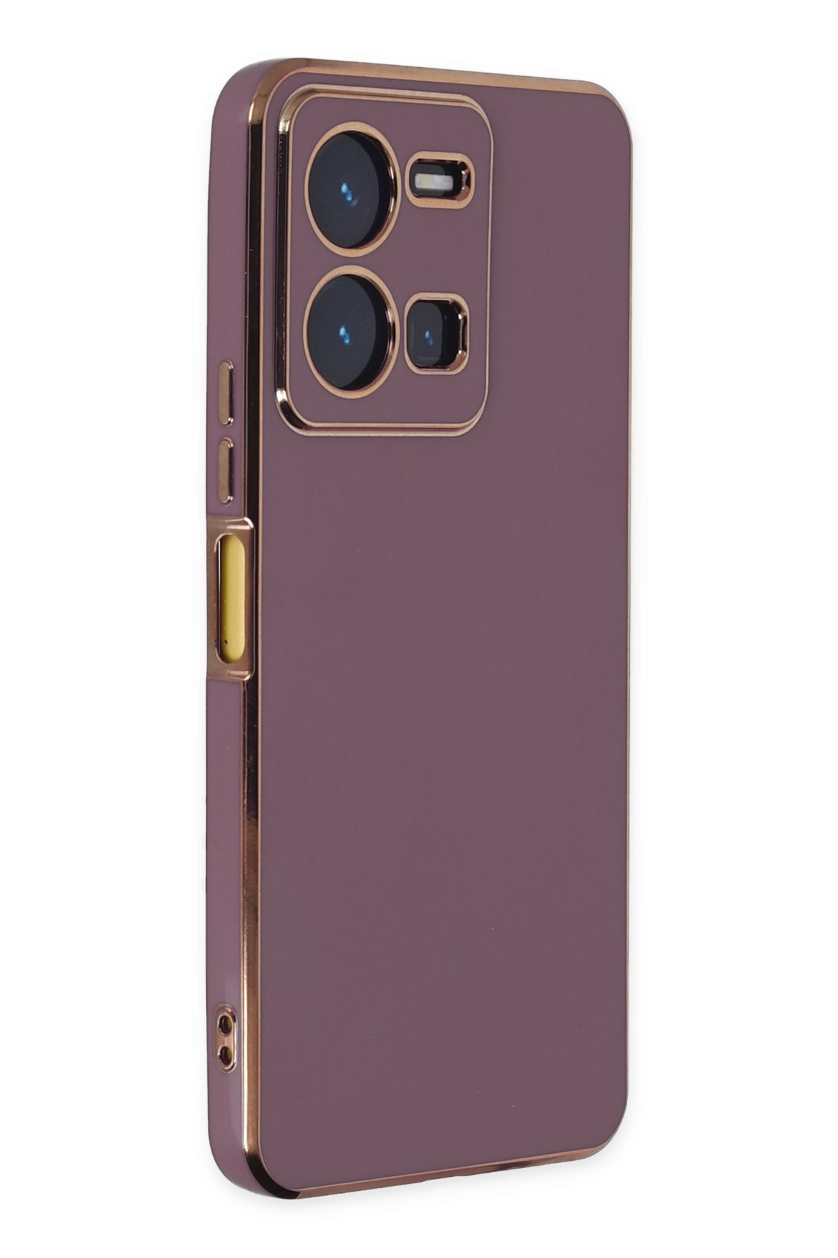 Newface Vivo Y22S Kılıf Nano içi Kadife Silikon - Kırmızı