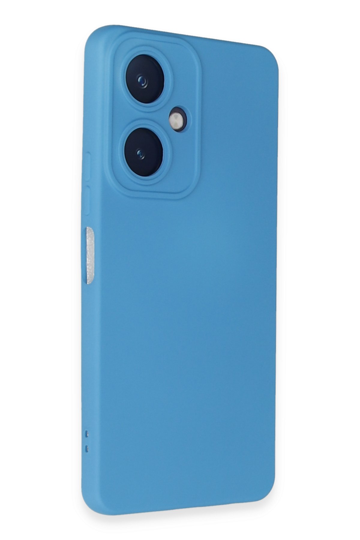 Newface Vivo Y27 Kılıf Nano içi Kadife Silikon - Mavi