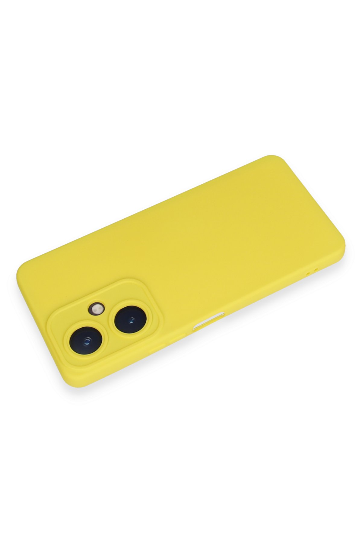 Newface Vivo Y27 Kılıf Nano içi Kadife Silikon - Turuncu