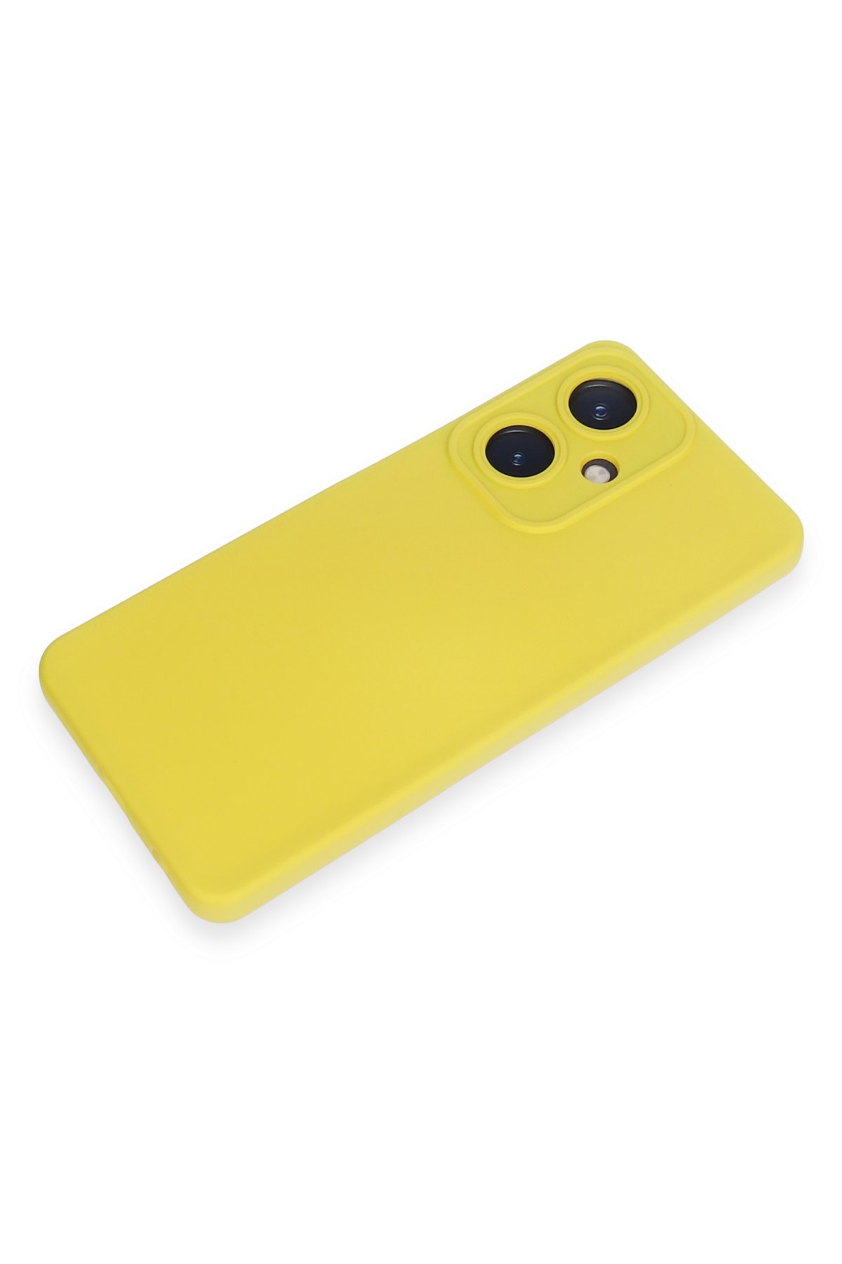 Newface Vivo Y27 Kılıf Nano içi Kadife Silikon - Turuncu