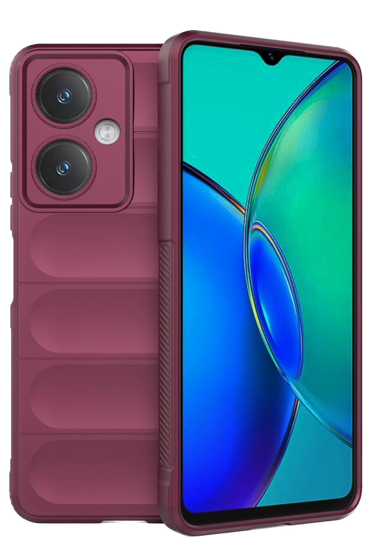 Newface Vivo Y27 Kılıf Optimum Silikon - Mor