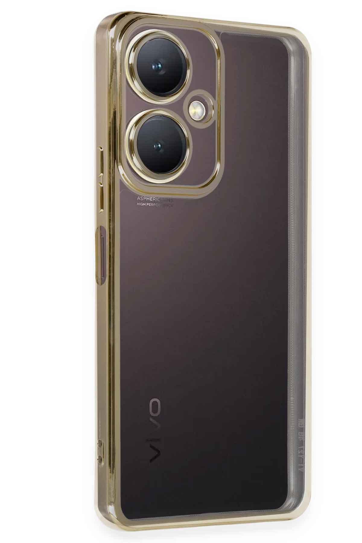 Newface Vivo Y27 Kılıf Nano içi Kadife Silikon - Kırmızı