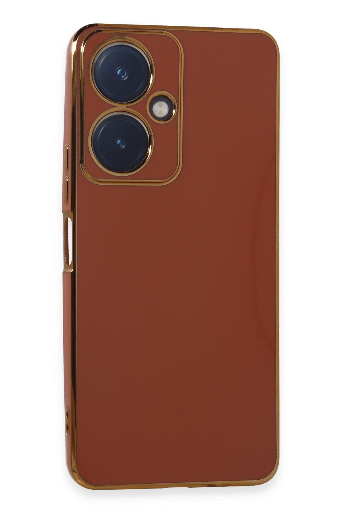 Newface Vivo Y27 Kılıf Optimum Silikon - Krem