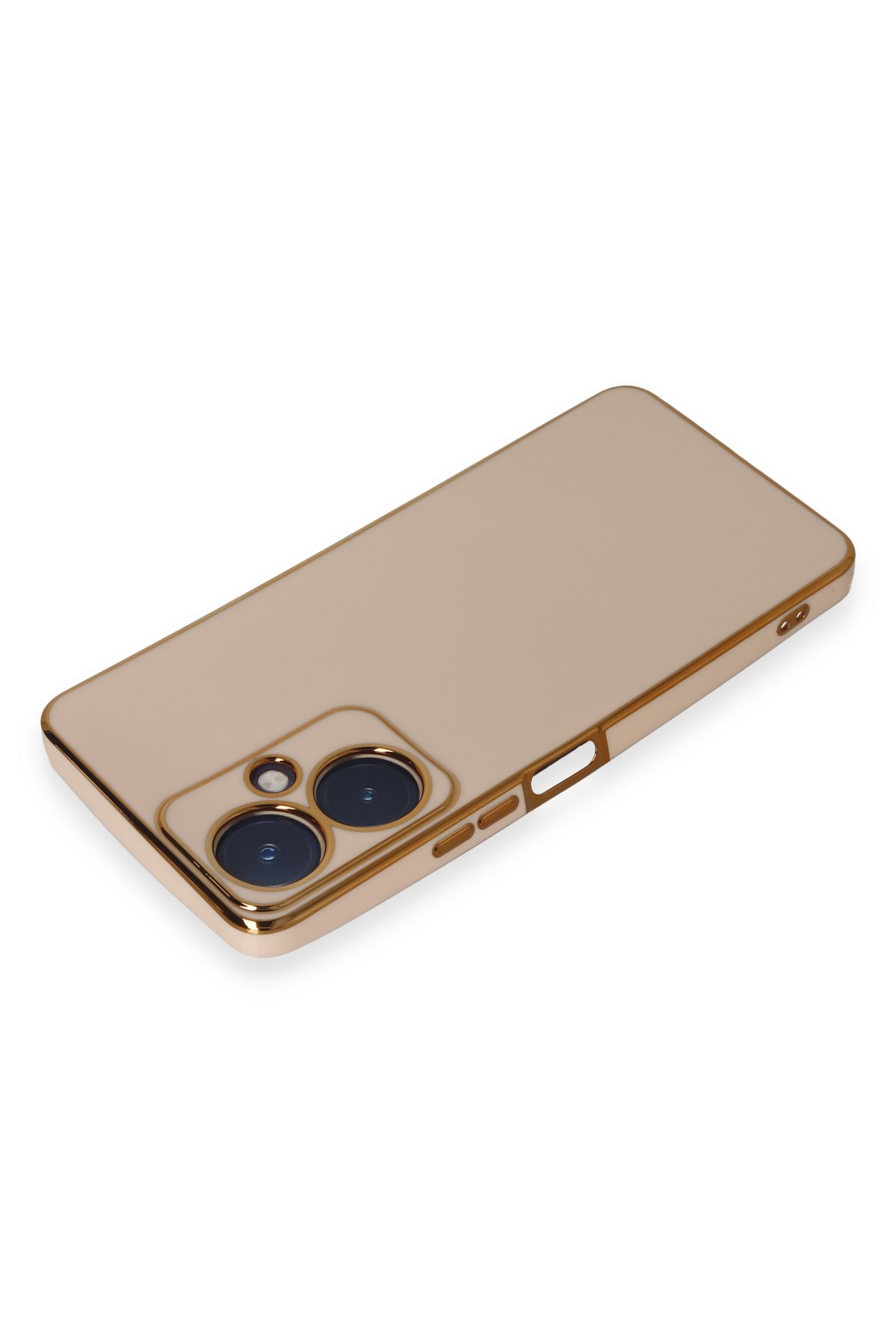 Newface Vivo Y27 Kılıf Pars Lens Yüzüklü Silikon - Gümüş