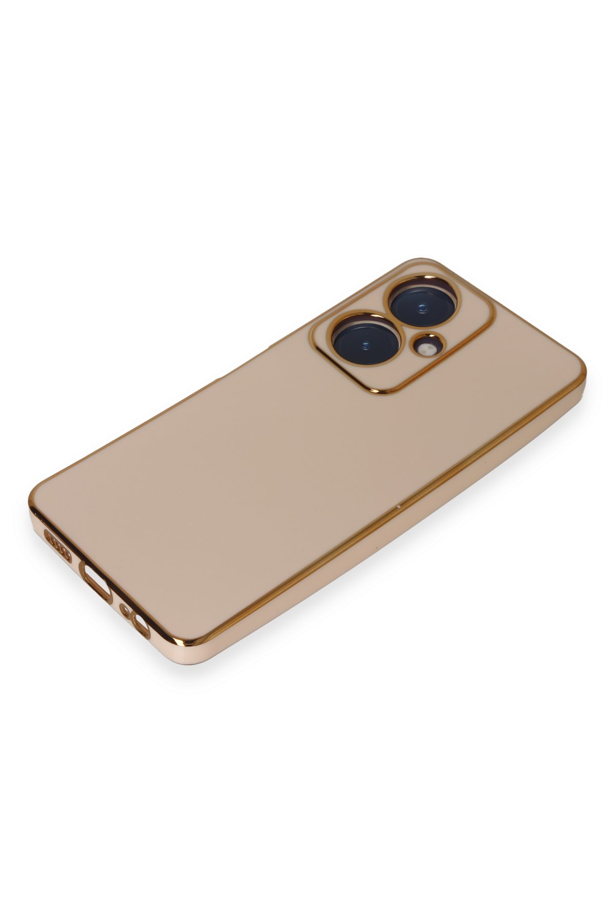 Newface Vivo Y27 Kılıf Pars Lens Yüzüklü Silikon - Gümüş