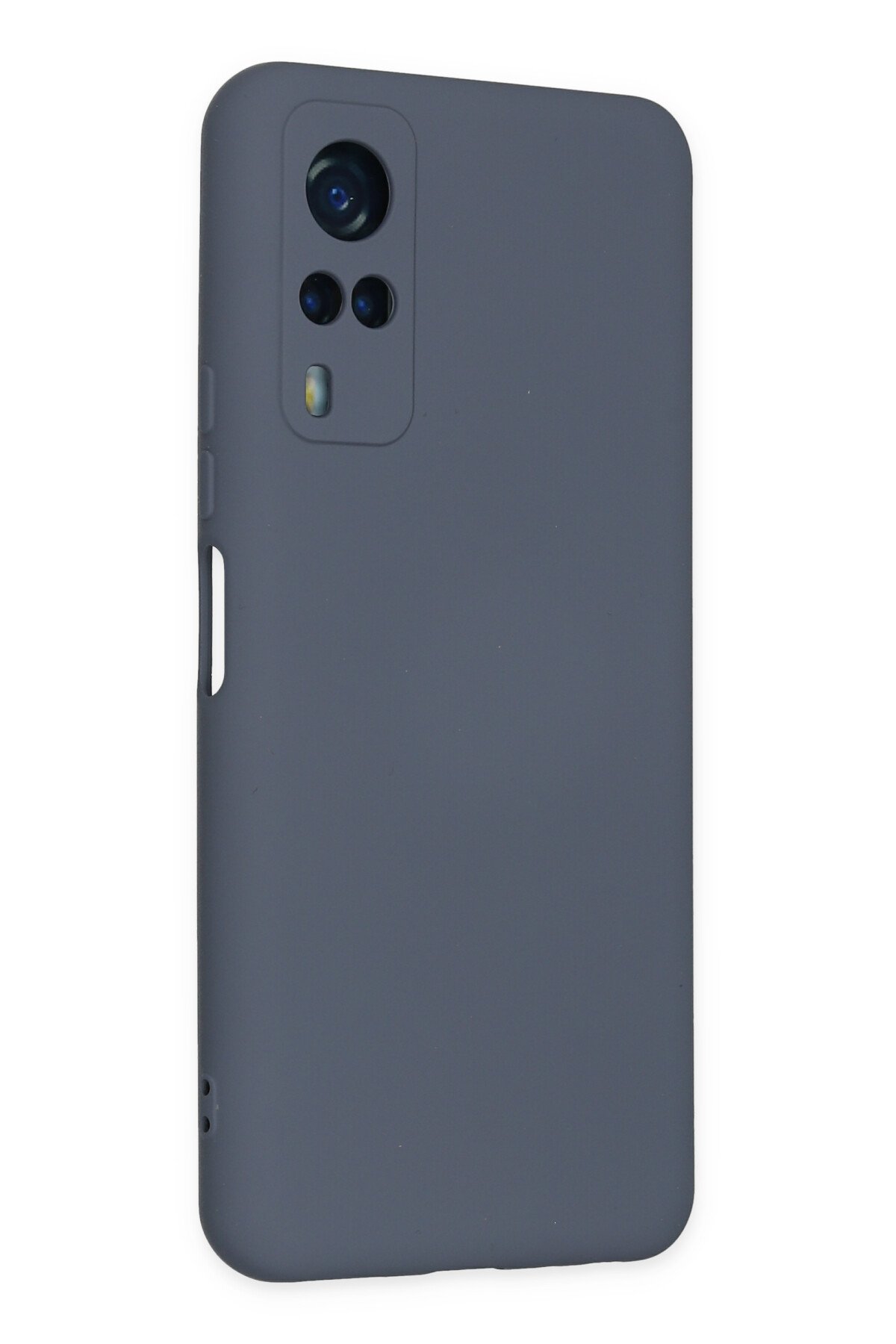 Newface Vivo Y31 2021 Kılıf Nano içi Kadife  Silikon - Sarı