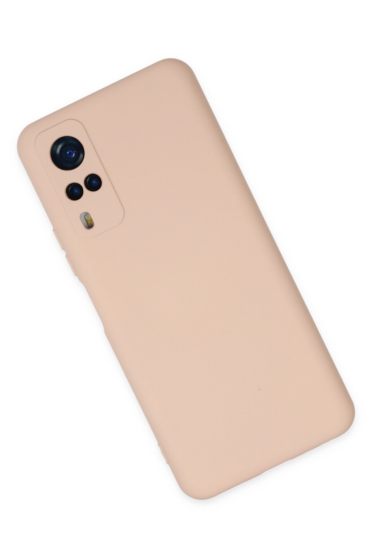 Newface Vivo Y31 2021 Kılıf Palm Buzlu Kamera Sürgülü Silikon - Kırmızı