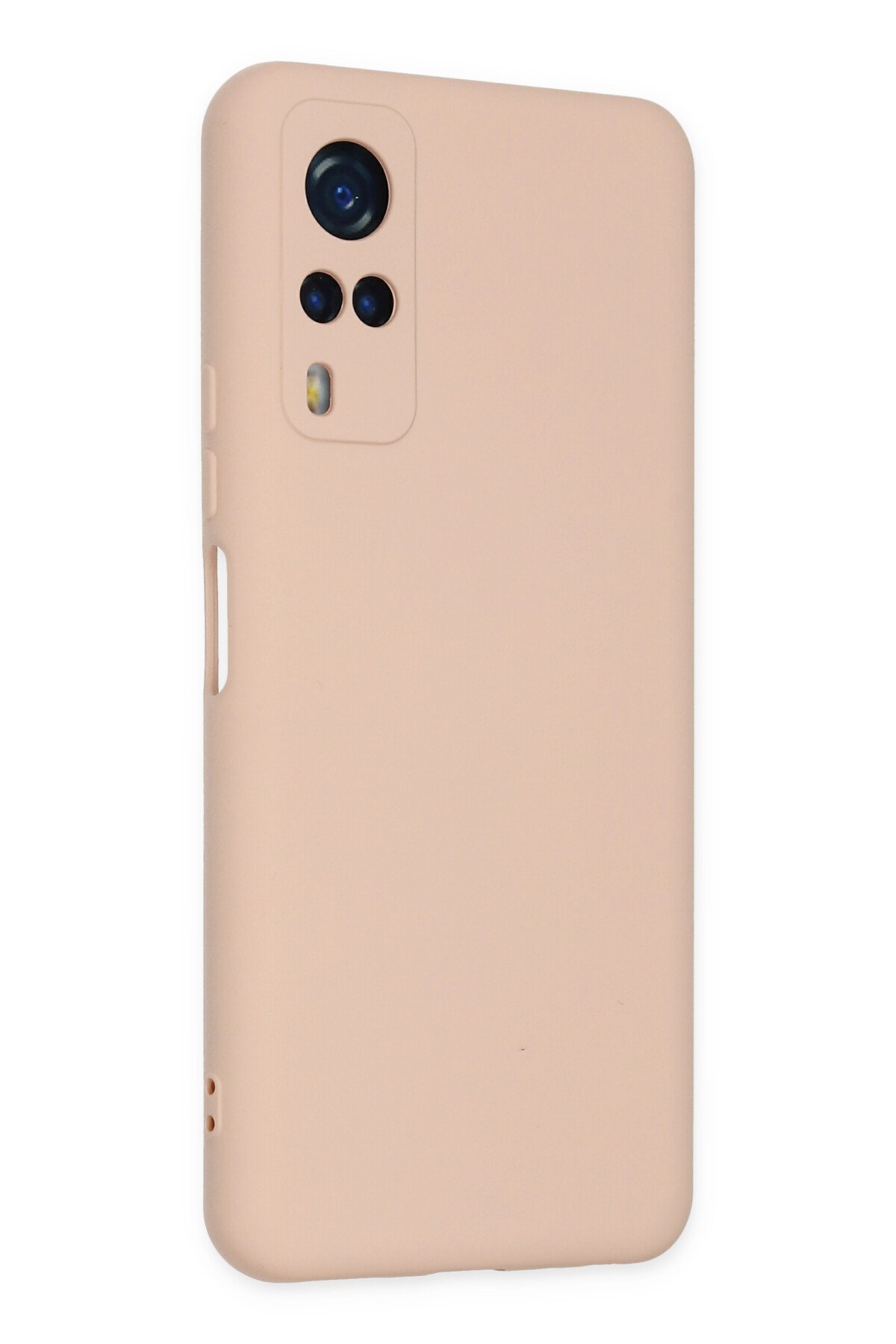 Newface Vivo Y31 2021 Kılıf Palm Buzlu Kamera Sürgülü Silikon - Kırmızı