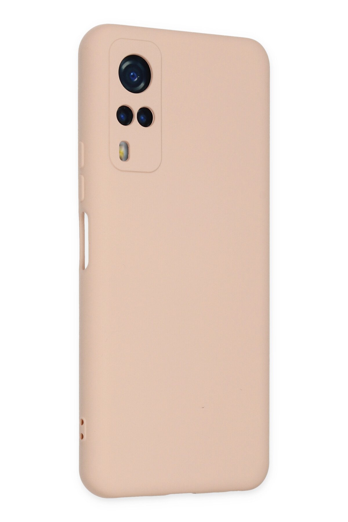 Newface Vivo Y31 2021 Kılıf Nano içi Kadife  Silikon - Siyah