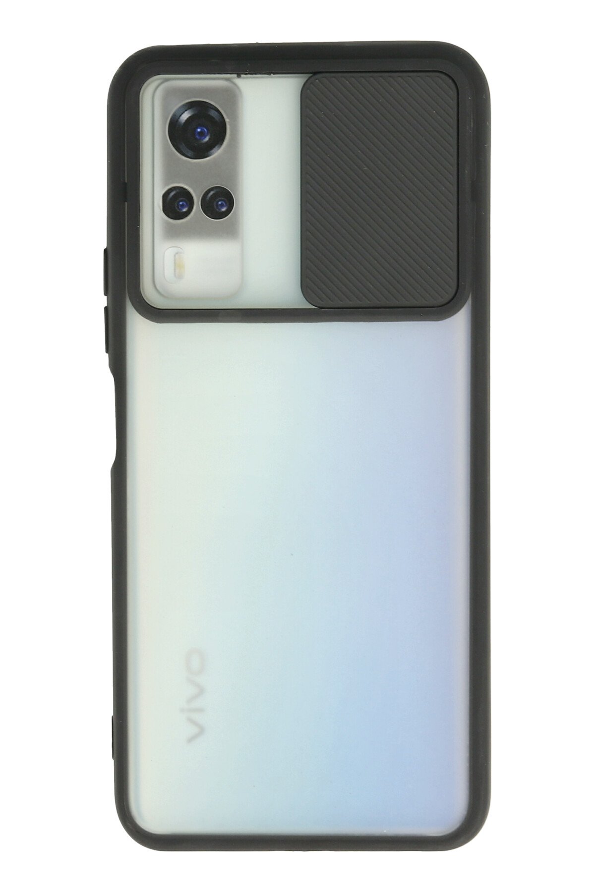 Newface Vivo Y31 2021 Kılıf Platin Silikon - Sarı