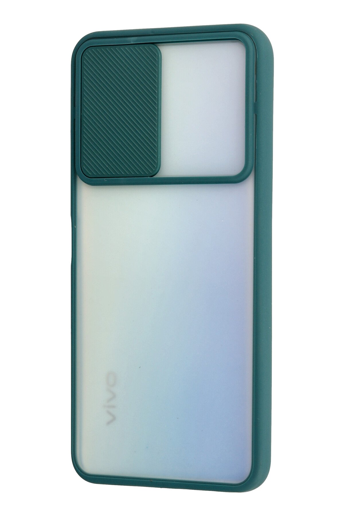 Newface Vivo Y31 2021 Kılıf Nano içi Kadife  Silikon - Turuncu