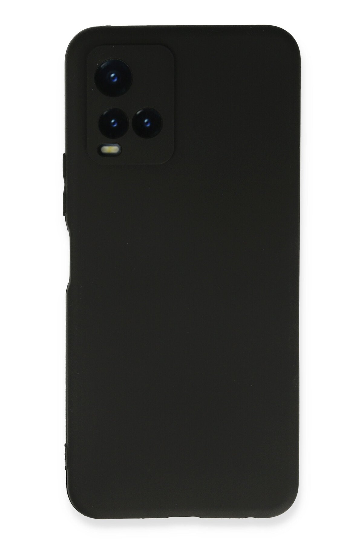 Newface Vivo Y21 Kılıf Palm Buzlu Kamera Sürgülü Silikon - Siyah