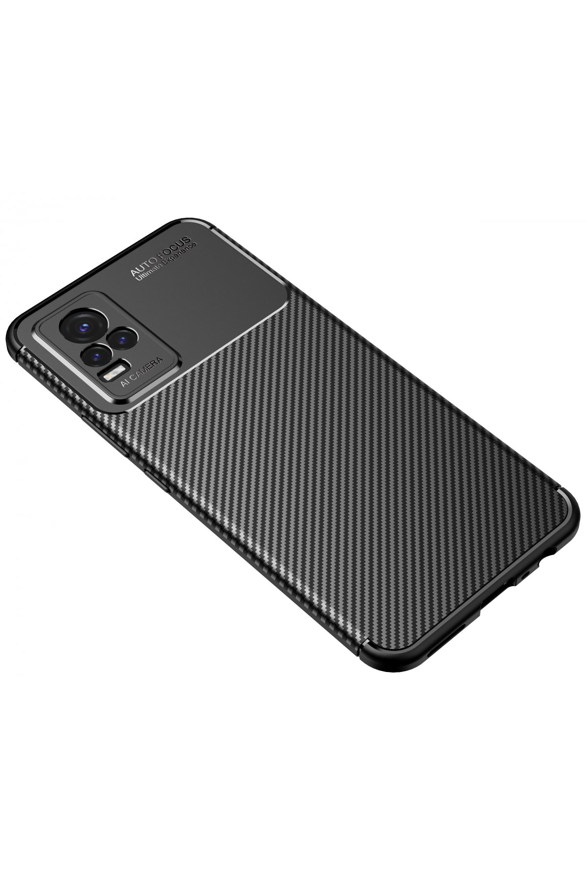 Newface Vivo Y33S Kılıf Platin Silikon - Siyah