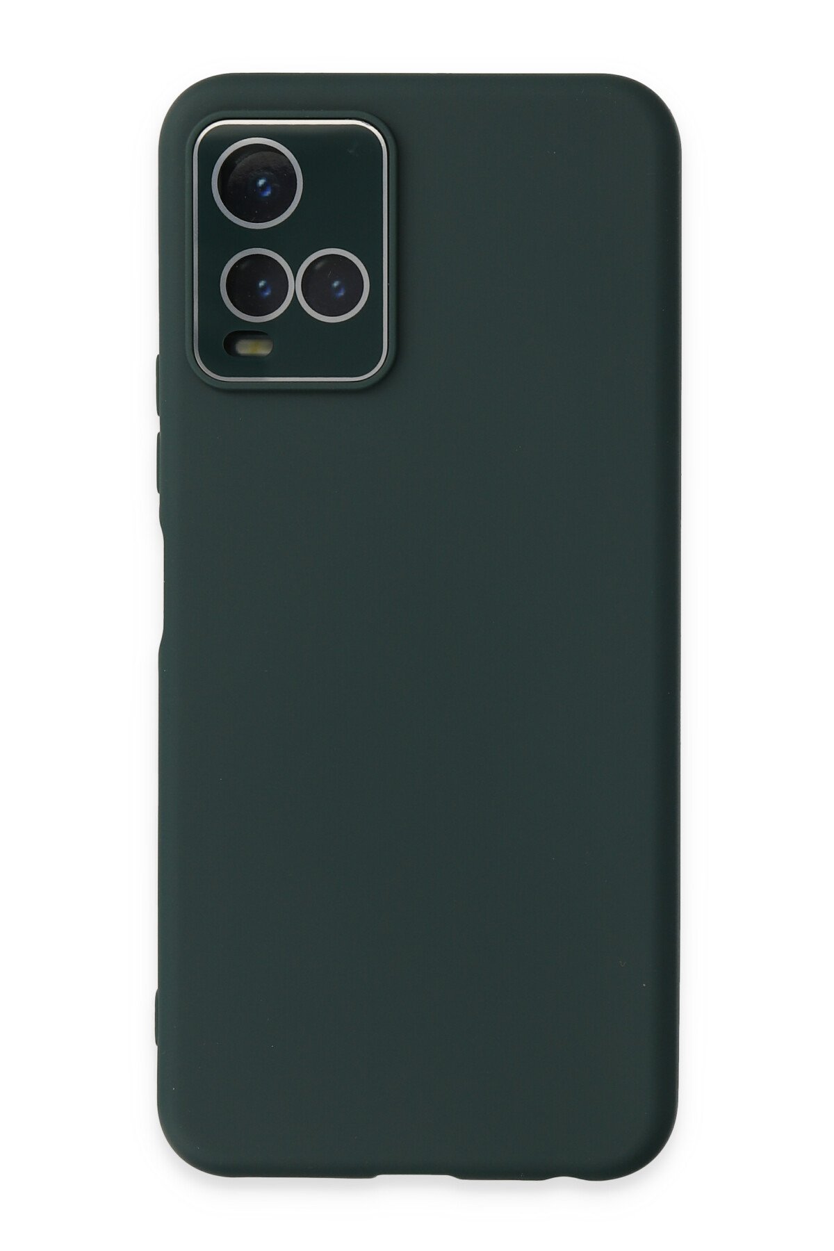 Newface Vivo Y33S Kılıf Palm Buzlu Kamera Sürgülü Silikon - Siyah