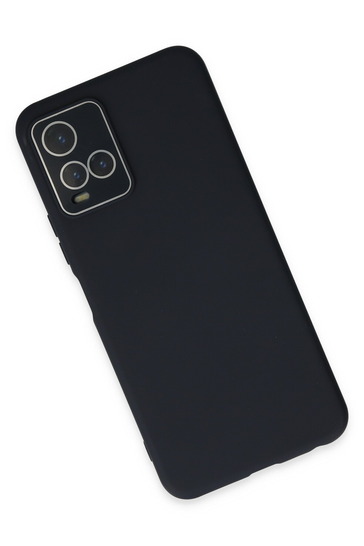 Newface Vivo Y33S Kılıf Nano içi Kadife Silikon - Turuncu
