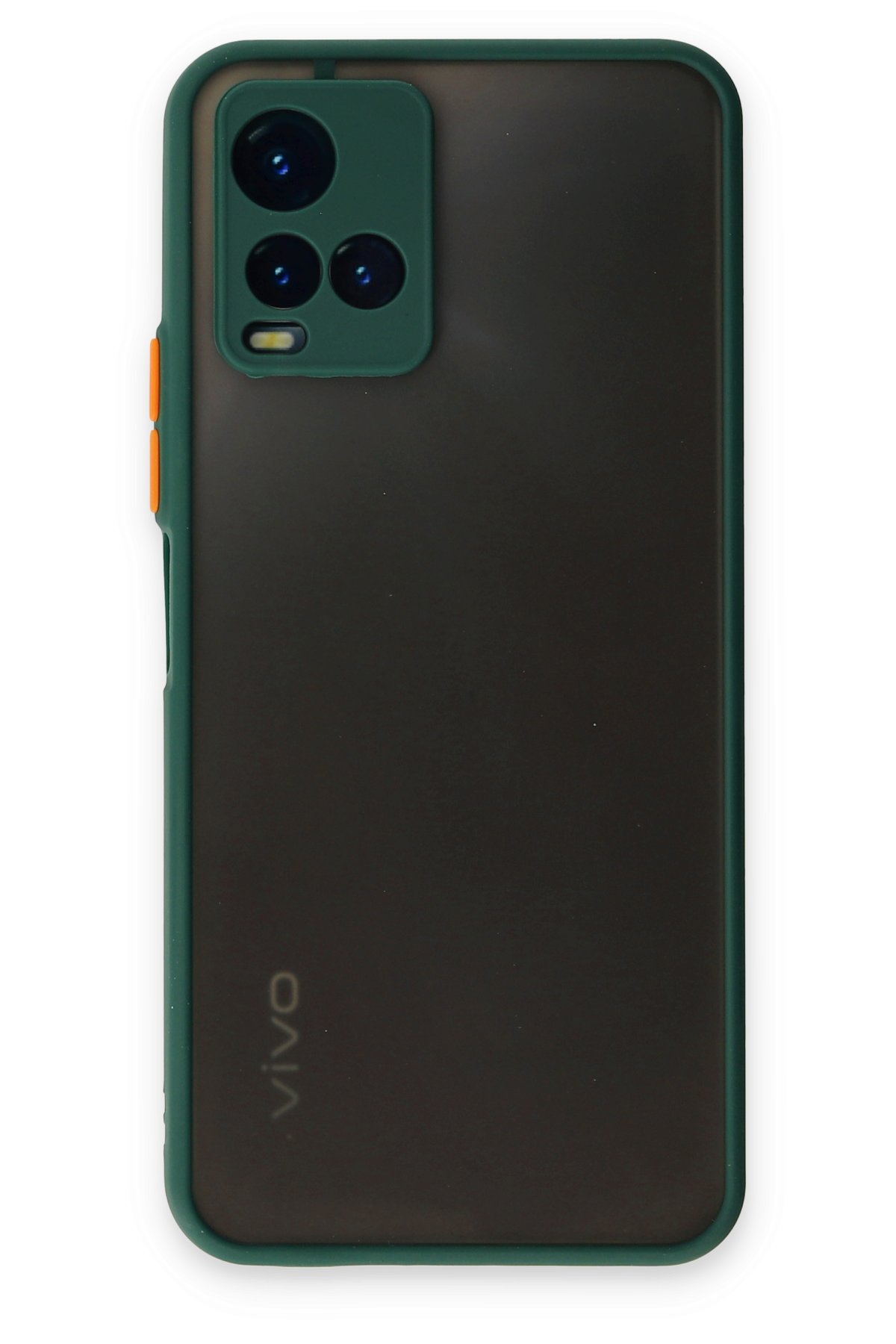 Newface Vivo Y33S Kılıf Platin Silikon - Mavi