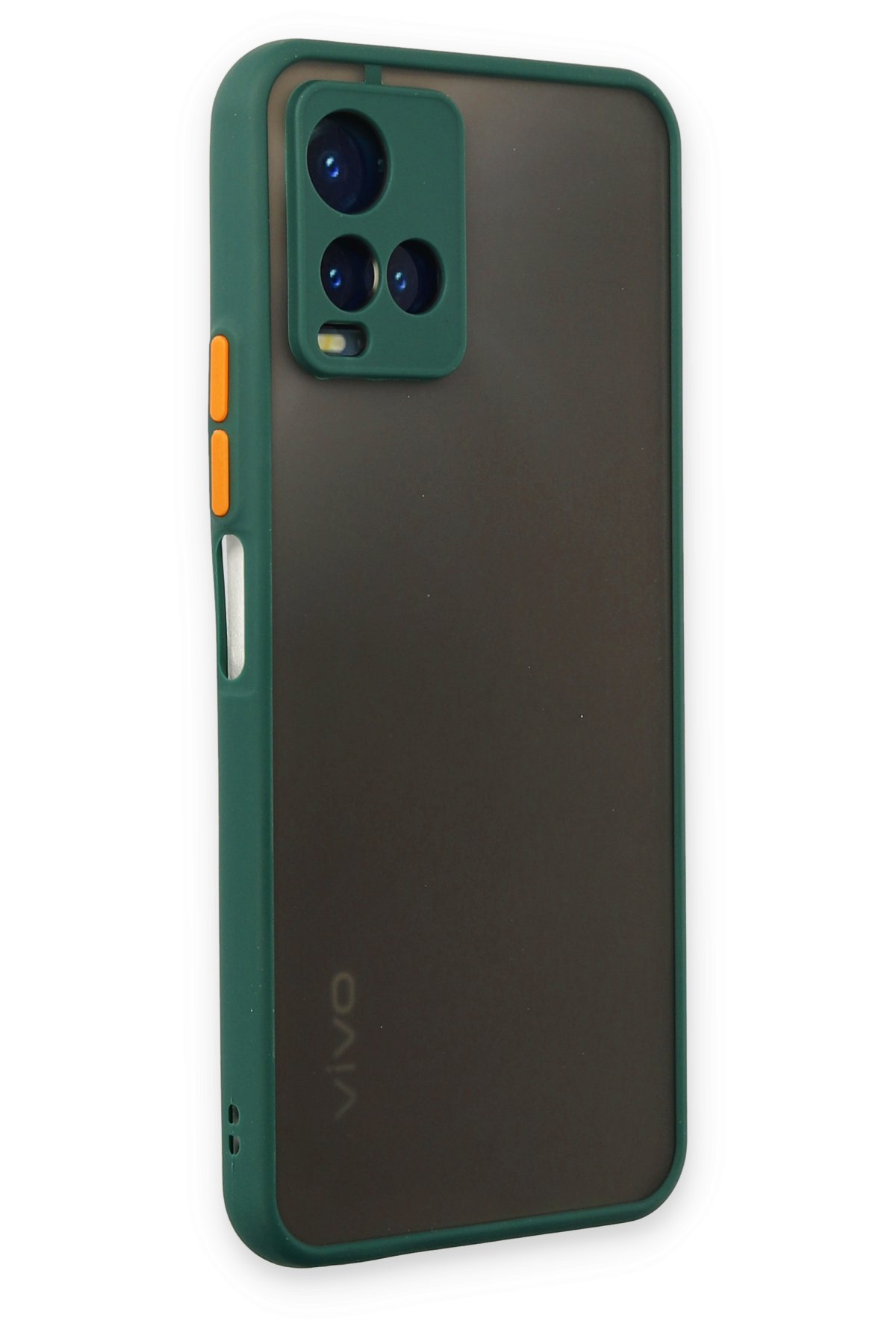 Newface Vivo Y33S Kılıf Platin Silikon - Mavi