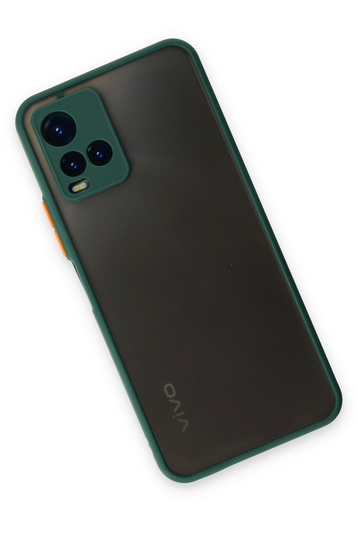 Newface Vivo Y33S Kılıf Platin Silikon - Mavi