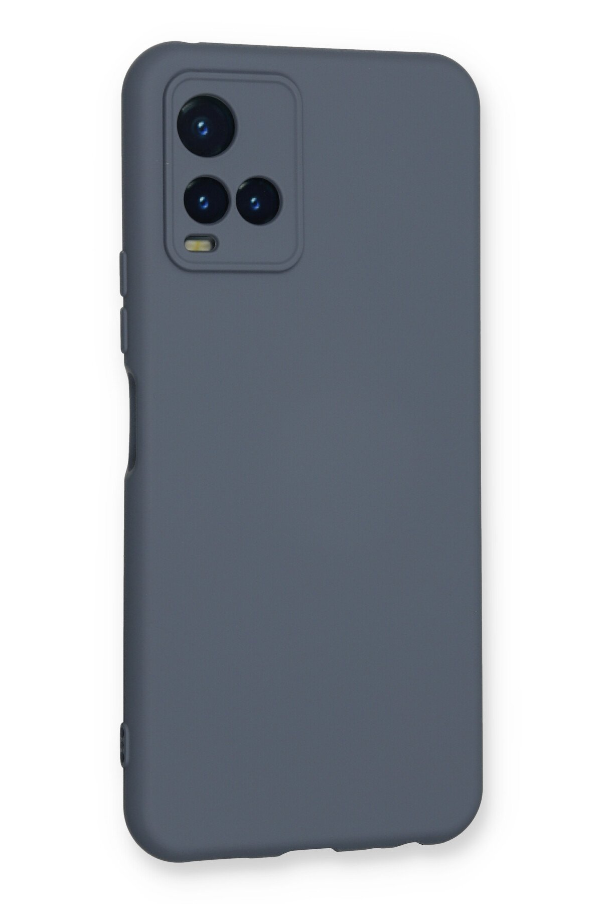 Newface Vivo Y33S Kılıf Nano içi Kadife Silikon - Turuncu