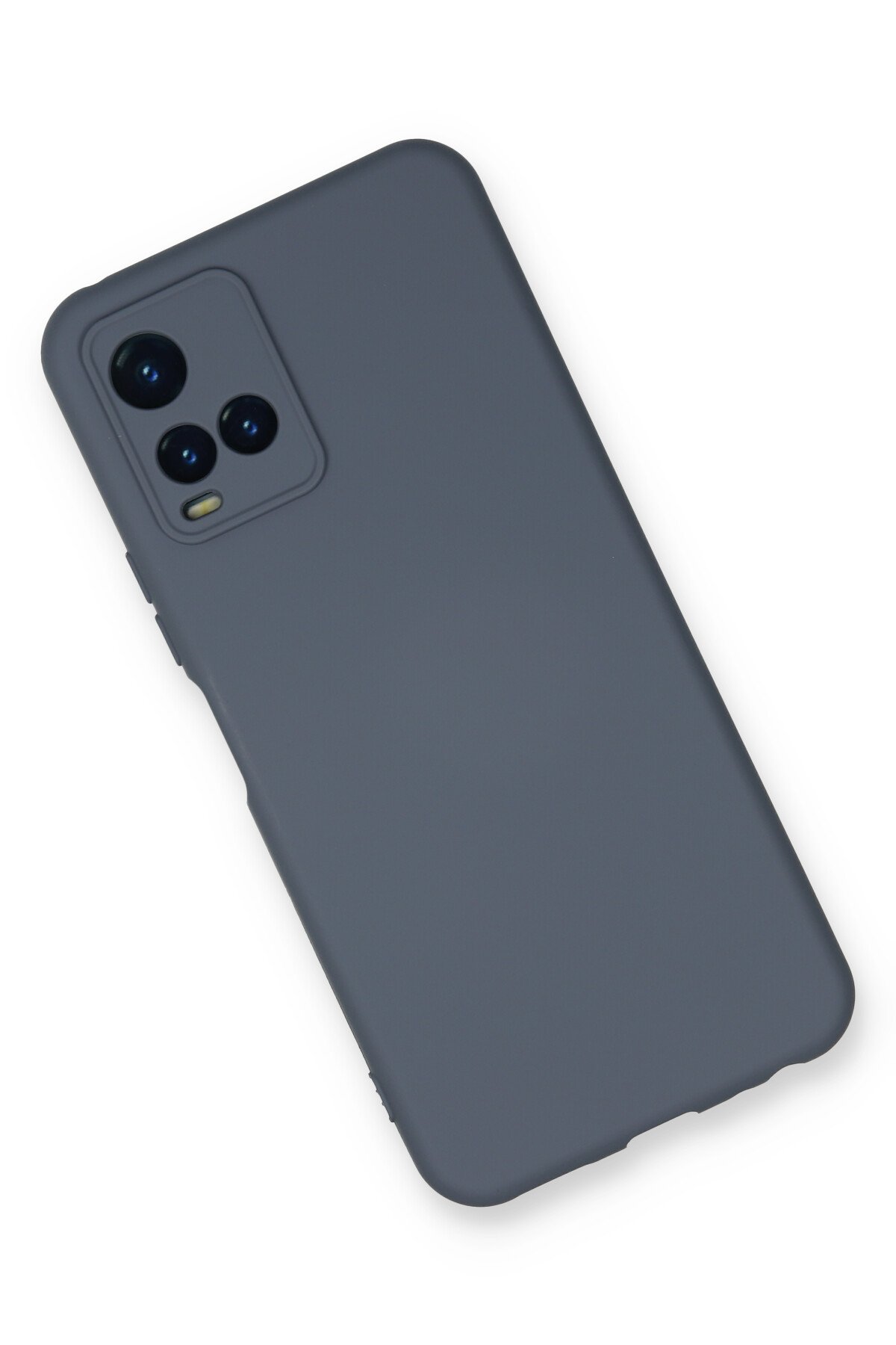 Newface Vivo Y33S Kılıf Palm Buzlu Kamera Sürgülü Silikon - Sarı