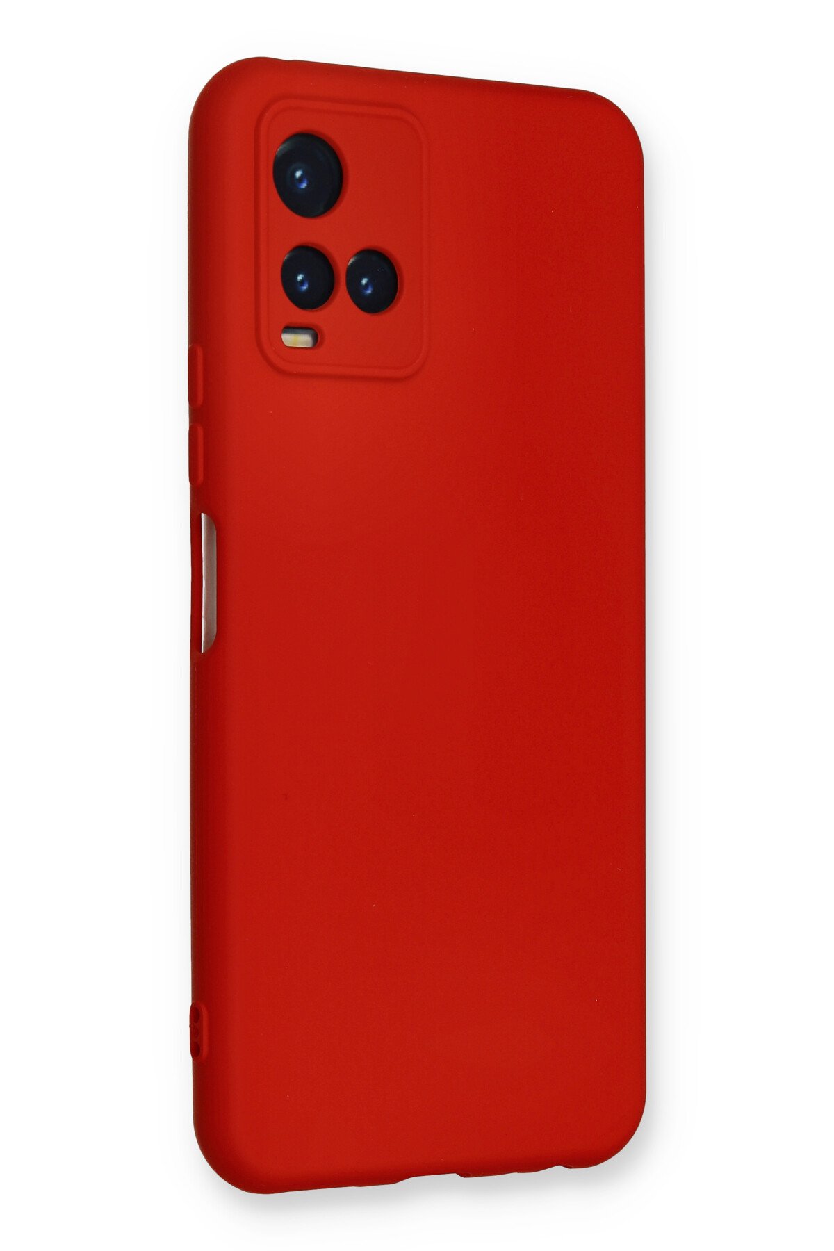Newface Vivo Y33S Kılıf Palm Buzlu Kamera Sürgülü Silikon - Sarı
