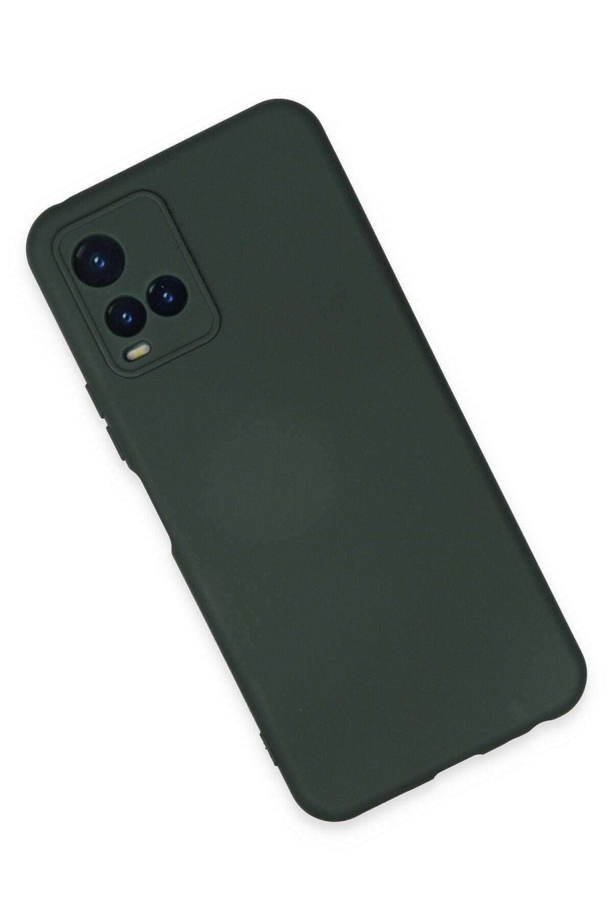 Newface Vivo Y33S Kılıf Nano içi Kadife Silikon - Kırmızı